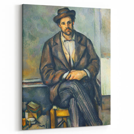 Impressionism Wall Art: Seated Peasant by Paul Cézanne Prints