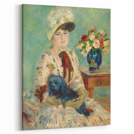 Impressionism Wall Art: Mlle Charlotte Berthier by Renoir Prints