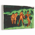 Expressionist Bathing Scene – Vibrant Abstract Nature Canvas Art