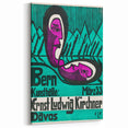Expressionist Art Poster – Vibrant Abstract Bern Kunsthalle Wall Art