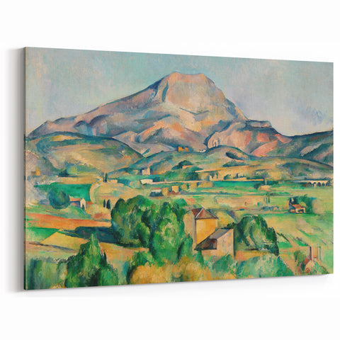 French Impressionist Landscape Art - Mont Sainte-Victoire by Cézanne
