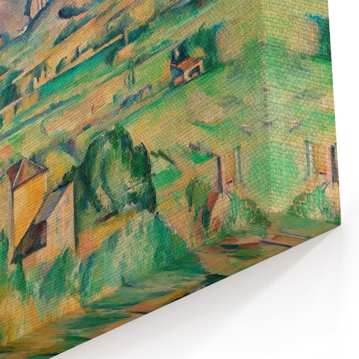 French Impressionist Landscape Art - Mont Sainte-Victoire by Cézanne