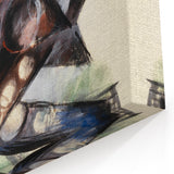 Expressionist Caliban Art – Bold Abstract Tempest Canvas Wall Art