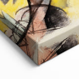Expressionist Caliban Art – Bold Abstract Tempest Canvas Wall Art