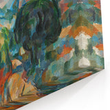 Mount Sainte-Victoire Landscape - Cézanne Impressionist Canvas Print