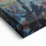 Expressionist Compassion Scene – Carrying the Sick Canvas Wall Art