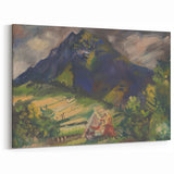 Expressionist Mountain Scene – Choc by Arnold Peter Weisz-Kubínčan