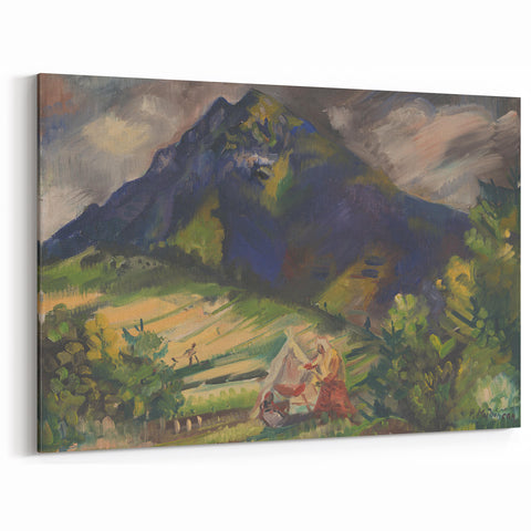 Expressionist Mountain Scene – Choc by Arnold Peter Weisz-Kubínčan