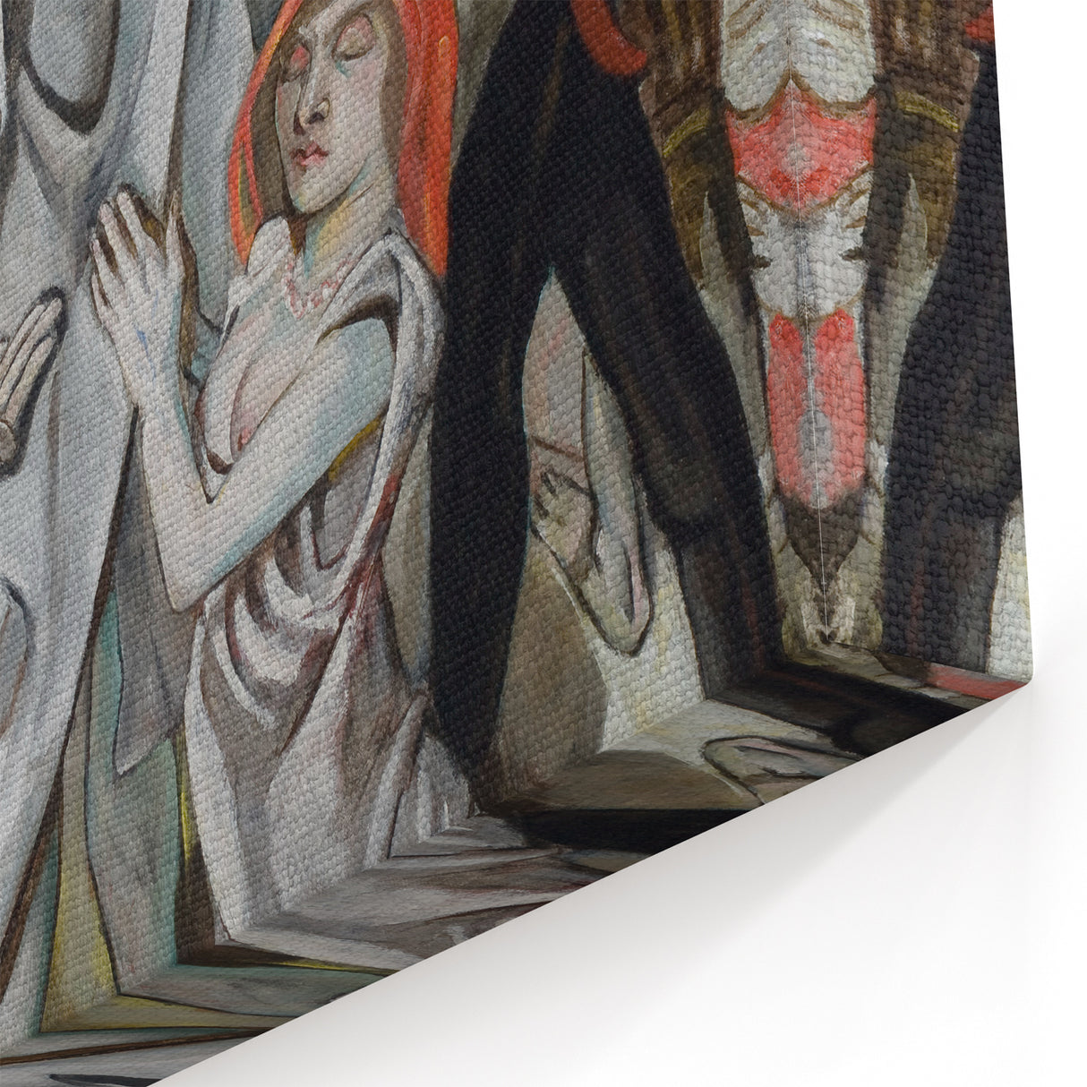 Christ and the Sinner – Expressionist Artwork by Max Beckmann