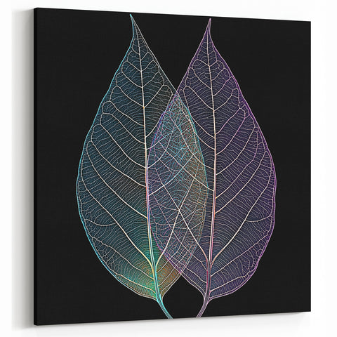 Elegant Leaf Wall Art – Minimalist Botanical Design