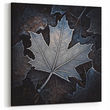 Rustic Maple Leaf Wall Art – Dark and Elegant Nature Decor