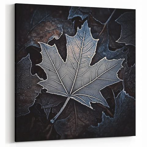Rustic Maple Leaf Wall Art – Dark and Elegant Nature Decor
