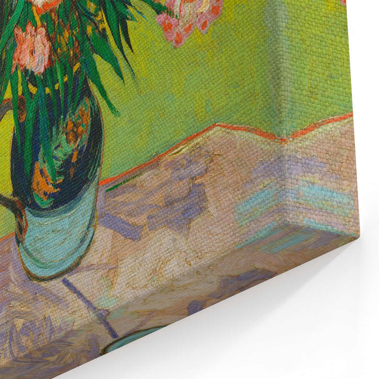Van Gogh Oleanders - Impressionist Floral Wall Art Canvas Print