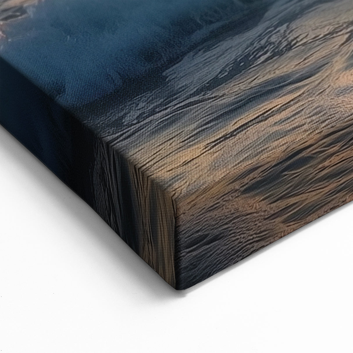 Golden Ocean Sunset Wall Art - Serene Coastal Beach Scene Decor