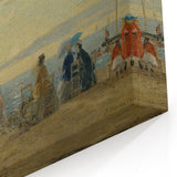 Boudin Sunset Beach Scene - Impressionist Wall Art Print