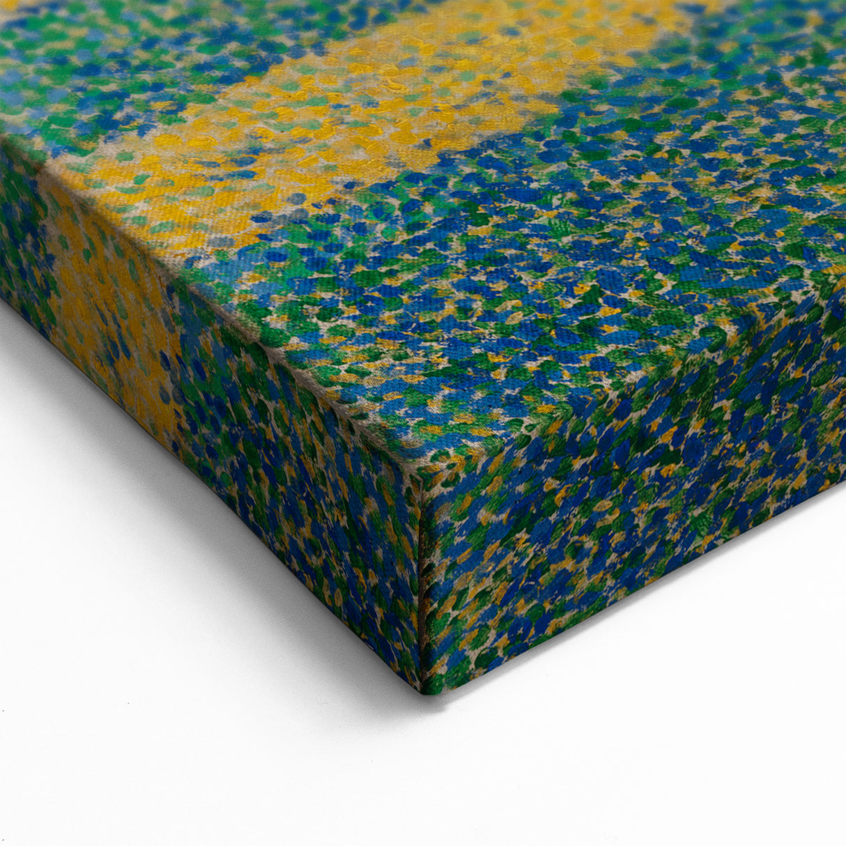 Pointillist Orchard Scene - Impressionist Wall Art Canvas Print
