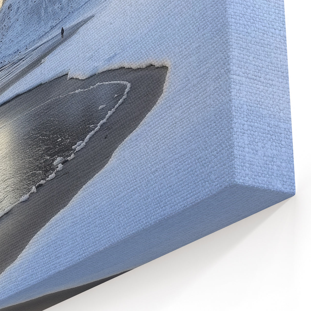 Winter Wonderland Beach Wall Art - Frozen Coastal Serenity Decor