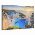 Shipwreck Cove Wall Art - Stunning Cliffs and Turquoise Ocean Scene