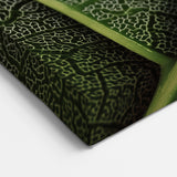 Detailed Green Leaf Wall Art – Botanical Nature Close-Up
