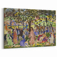 Prendergast Park Scene - Colorful Impressionist Wall Art Print