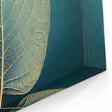 Golden Leaf Wall Art – Elegant Nature-Inspired Decor