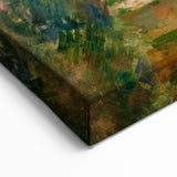 Cézanne Abandoned House Landscape - Impressionist Wall Art Print