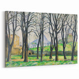 Cézanne Chestnut Trees at Jas de Bouffan - Impressionist Wall Art