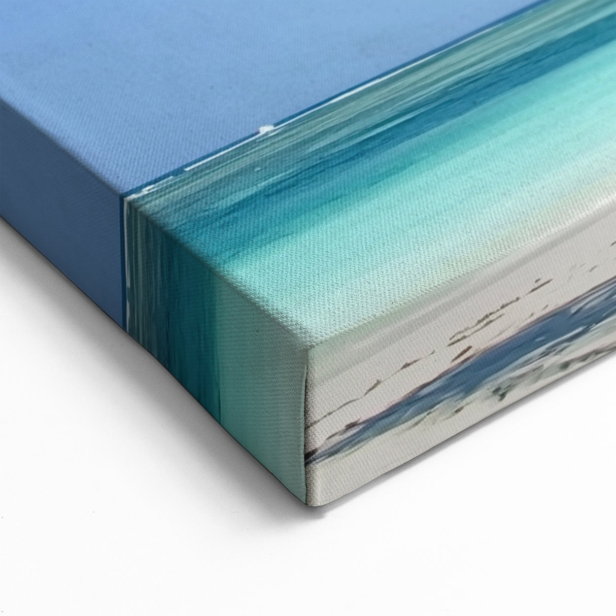 Palm Grove Beach Wall Art - Vibrant Tropical Ocean Scene Decor