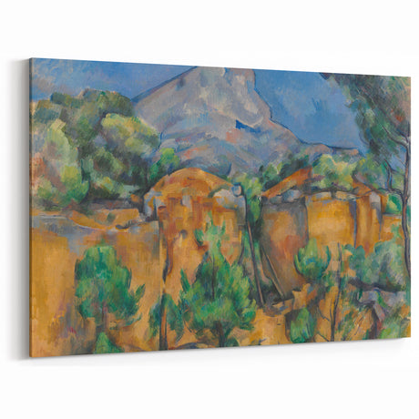 Cézanne Montagne Sainte-Victoire - Impressionist Landscape Print