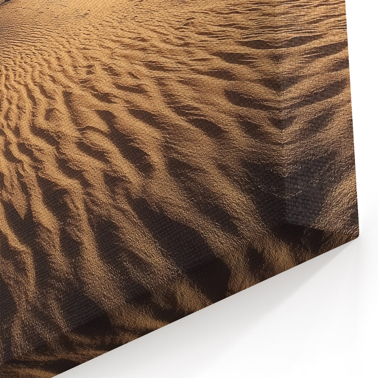 Golden Desert Tree Wall Art - Minimalist Dunes Landscape Decor