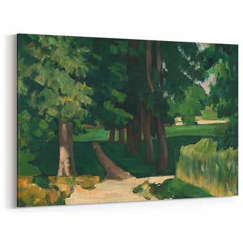 Cézanne Avenue at the Jas de Bouffan - Impressionist Landscape Print