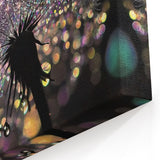 Magical Water Wall Art - Dandelion with Dewy Sparkles Close Up