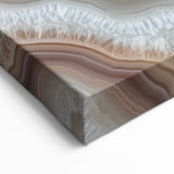 Natural Elements Wall Art - Geode Crystal Closeup Canvas Print