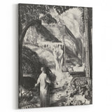 Farewell to Utopia Modern Wall Art – Monochrome Contemporary Decor