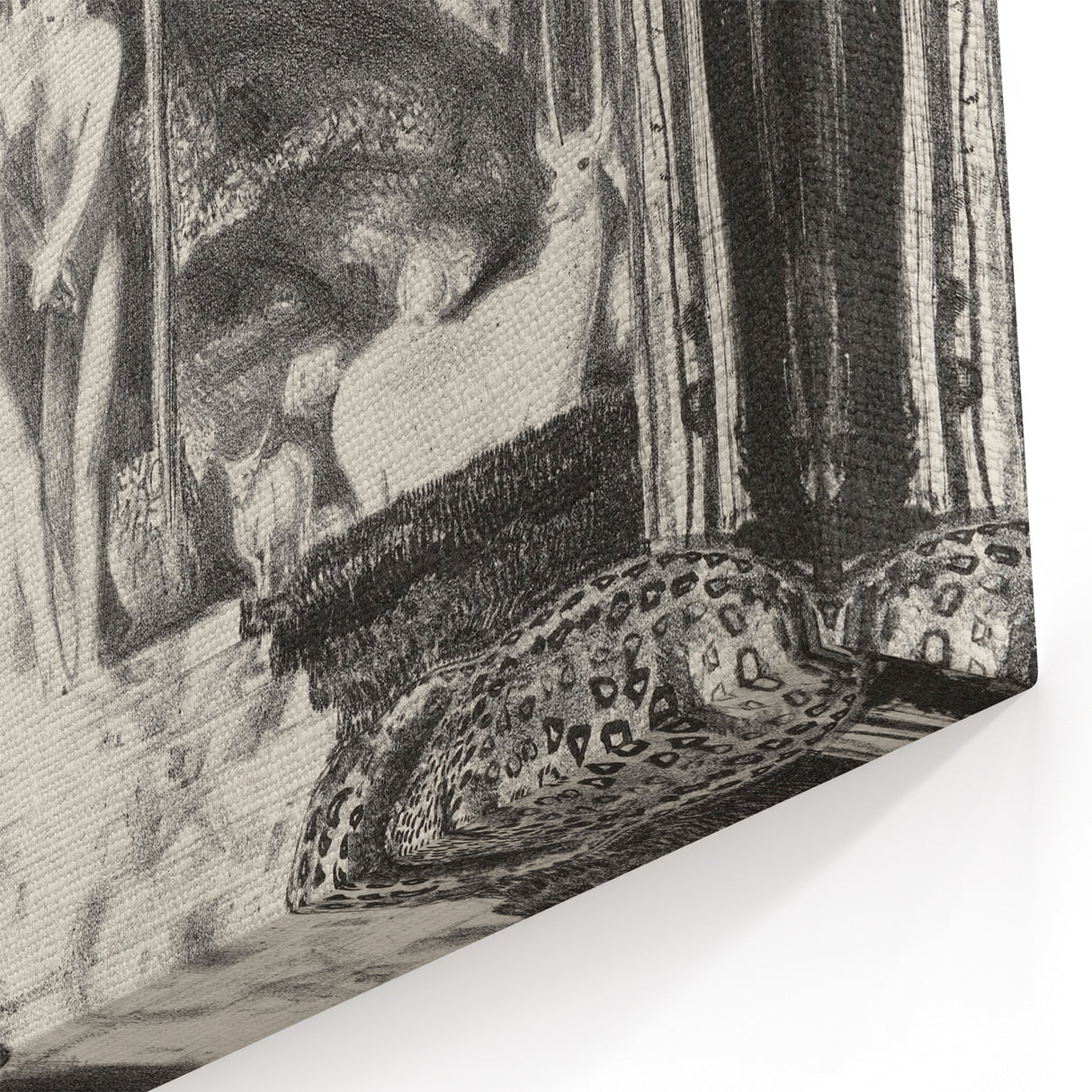Farewell to Utopia Modern Wall Art – Monochrome Contemporary Decor