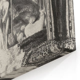 Farewell to Utopia Modern Wall Art – Monochrome Contemporary Decor