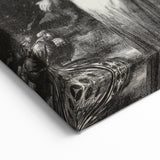 Farewell to Utopia Modern Wall Art – Monochrome Contemporary Decor