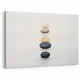 Nature Closeups Canvas Print - Minimalist Stacked Stones Wall Art