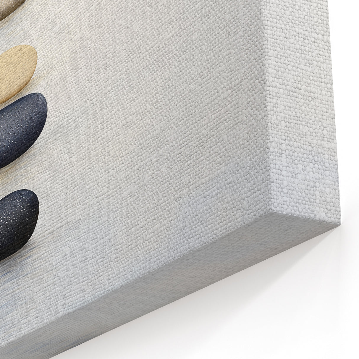 Nature Closeups Canvas Print - Minimalist Stacked Stones Wall Art