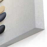 Nature Closeups Canvas Print - Minimalist Stacked Stones Wall Art