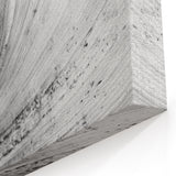 Black and White Seashells Wall Art - Nature Closeup Canvas Print