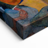 The Yellow Christ Modern Wall Art – Vibrant Religious Masterpiece