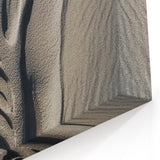 Stretched Canvas Nature Art - Sand Pattern Wall Art Closeup