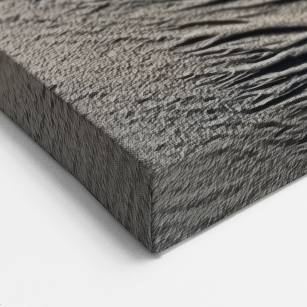 Stretched Canvas Nature Art - Sand Pattern Wall Art Closeup