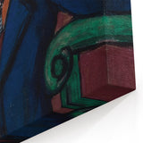Self-Portrait Modern Wall Art – Bold Expressionist Portrait