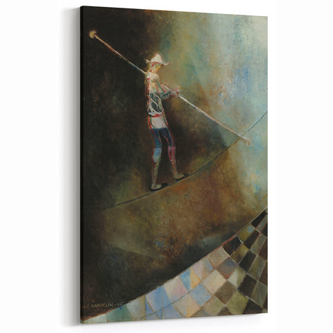The Rope Dancer Modern Wall Art – Dynamic and Surreal Expression