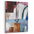 Modern Wall Art: Abstract Geometric Design in Earthy Tones
