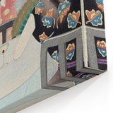 Modern Wall Art: Elegant Dance Salon Scene in Vintage Style