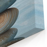 Stretched Canvas Nature Art - Stacked Stones Wall Art Acrylic Print