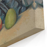 Modern Wall Art: Classic Still Life with Apples and Draped Cloth